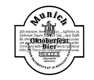 MUNICH OKTOBERFEST BIER trademark