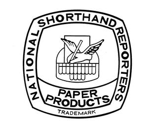 NATIONAL SHORTHAND REPORTERS PAPER PRODUCTS trademark