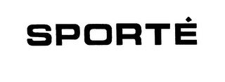 SPORTE trademark