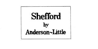 SHEFFORD BY ANDERSON-LITTLE trademark