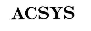 ACSYS trademark