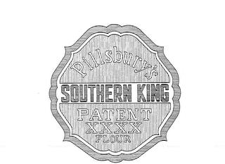 PILLSBURY'S SOUTHERN KING PATENT XXXX FLOUR trademark