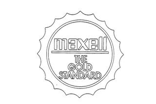 MAXELL THE GOLD STANDARD trademark