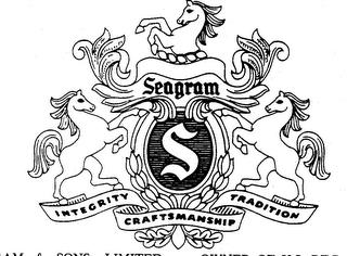 SEAGRAMS INTEGRITY CRAFTSMANSHIP TRADITION trademark