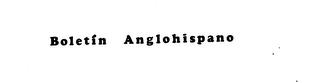 BOLETIN ANGLOHISPANO trademark