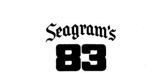 SEAGRAM'S 83 trademark