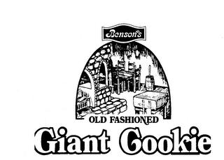 BENSONS OLD FASHIONED GIANT COOKIE trademark