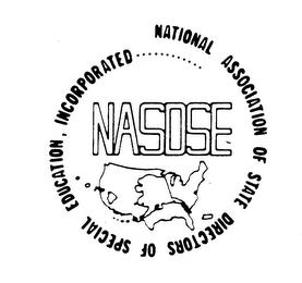 NASDSE NATIONAL ASSOCIATION OF STATE DIRECTORS OF SPECIAL EDUCATION, INCORPORATED trademark