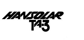 HANSOLAR TA-3 trademark