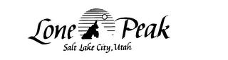 LONE PEAK SALT LAKE CITY, UTAH trademark