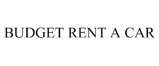 BUDGET RENT A CAR trademark