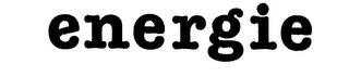 ENERGIE trademark