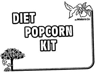 DIET POPCORN KIT NUWALTERS CO. trademark