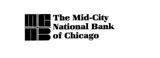 MCNB THE MID-CITY NATIONAL BANK OF CHICAGO trademark