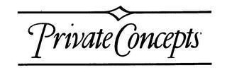 PRIVATE CONCEPTS trademark