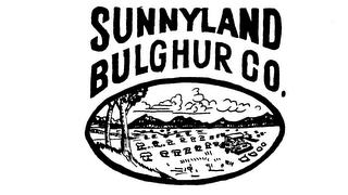 SUNNYLAND BULGHUR CO. trademark