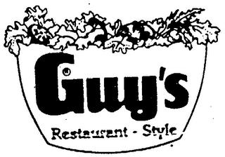 GUY'S RESTAURANT-STYLE trademark