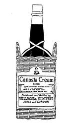 CANASTA CREAM SHERRY "PARA CONSERVAR EL CONOCIMIENTO VETE AL VINO CON TIENTO: PERO SI EL VINO ES DE JEREZ, PERDERAS EL TIENTO ALGUNA VEZ" PRODUCED AND BOTTLED BY WILLIAMS & HUMBERT JEREZ AND LONDON trademark