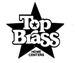 TOP BRASS HOME CENTERS trademark