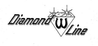 DIAMOND W LINE trademark