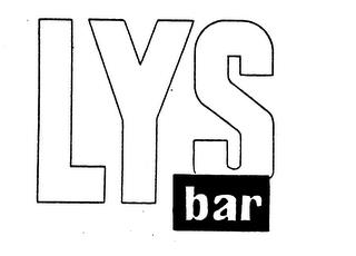 LYS BAR trademark