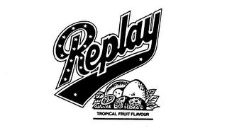 REPLAY TROPICAL FRUIT FLAVOUR trademark