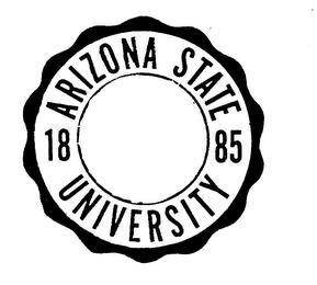 ARIZONA STATE UNIVERSITY 1885 trademark