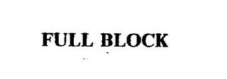 FULL BLOCK trademark