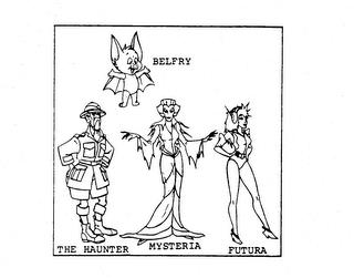 BELFRY THE HAUNTER MYSTERIA FUTURA trademark