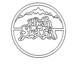 HIGH SIERRA trademark