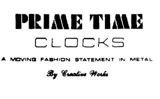 PRIME TIME CLOCKS trademark