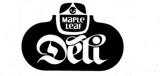 MAPLE LEAF DELI trademark