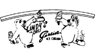 LINDY'S CHILI GERTIE'S ICE CREAM trademark