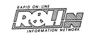 RAPID ON-LINE ROLIN INFORMATION NETWORK trademark