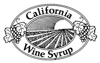 CALIFORNIA WINE SYRUP trademark