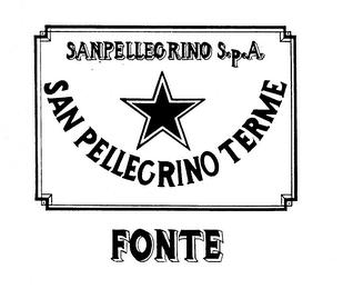 SANPELLEGRINO S.P.A. SAN PELLEGRINO TERME FONTE trademark