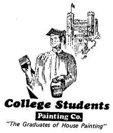 COLLEGE STUDENTS PAINTING CO. "THE GRADUATES OF HOUSE PAINTING" trademark