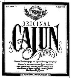 ORIGINAL CAJUN BEER trademark