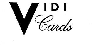 VIDI CARDS trademark