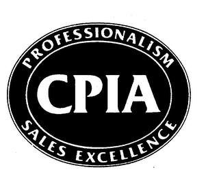 CPIA PROFESSIONALISM SALES EXCELLENCE trademark