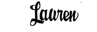 LAUREN trademark