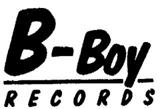 B-BOY RECORDS trademark