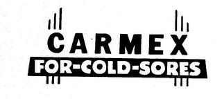 CARMEX FOR-COLD-SORES trademark