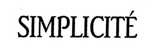 SIMPLICITE trademark