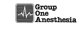 GROUP ONE ANESTHESIA trademark