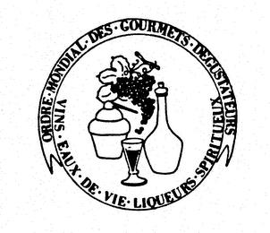 ORDRE-MONDIAL-DES-GOURMETS-DEGUSTATEURS VINS-EAUX-DE-VIE-LIQUEURS-SPIRITUEUX trademark