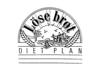 LOSE BROT DIET PLAN trademark