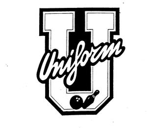 U UNIFORM trademark