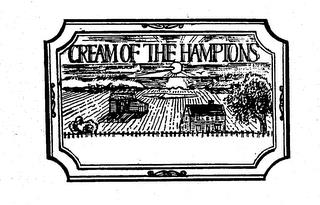 CREAM OF THE HAMPTONS trademark