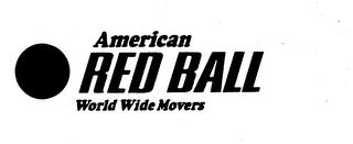 AMERICAN RED BALL WORLD WIDE MOVERS trademark